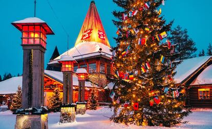 La casa de Papá Noel en Rovaniemi (Finlandia).