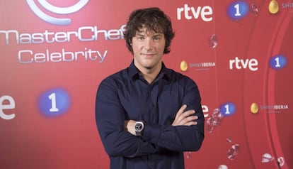 El cocinero Jordi Cruz durante la presentación de la segunda temporada del programa `Masterchef Celebrity'.