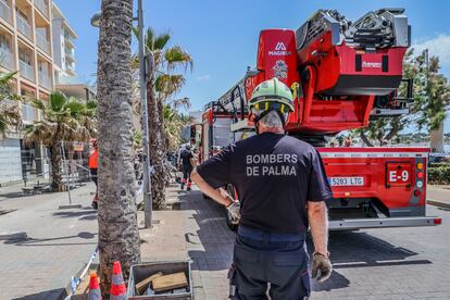 incendio en un edificio de viviendas en Palma