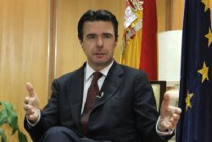El ministro de Industria, Jos&eacute; Manuel Soria, durante la entrevista con Efe 