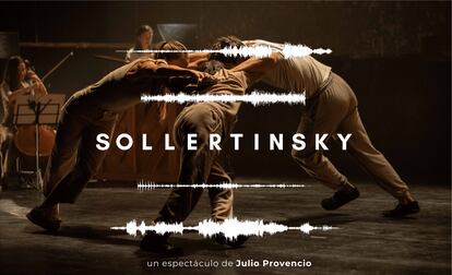 Cartel promocional de la obra 'Sollertinsky', que puede verse en la Sala Cuarta Pared del 15 de febrero al 2 de marzo.