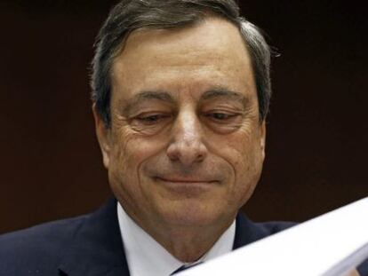 El presidente del Banco Central Europeo (BCE) Mario Draghi. EFE/Archivo