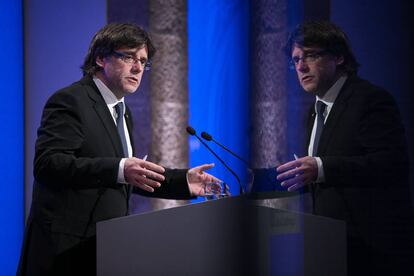 El presidente catal&aacute;n Carles Puigdemont. 