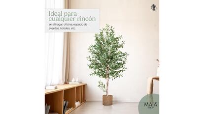 Este es uno de los mejores olivos artificiales que se pueden comprar en Amazon
