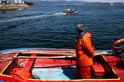 Mariscadores de la cofradia de pescadores de A Illa de Arousa