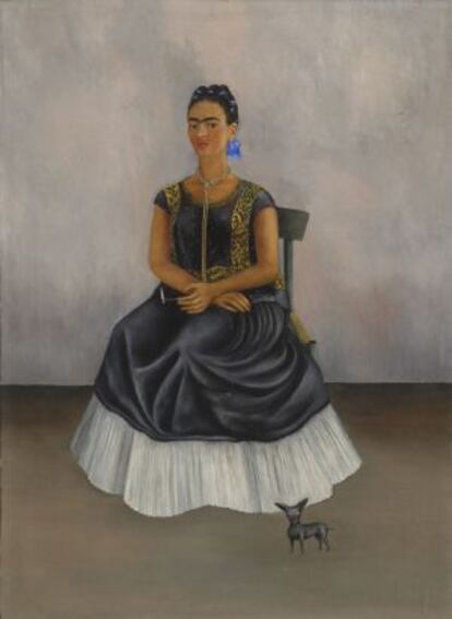 Perro Itzcuintli conmigo (1938), de Frida Kalho.