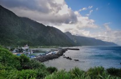 Costa del condado de Hualien, al este de Taiwán.