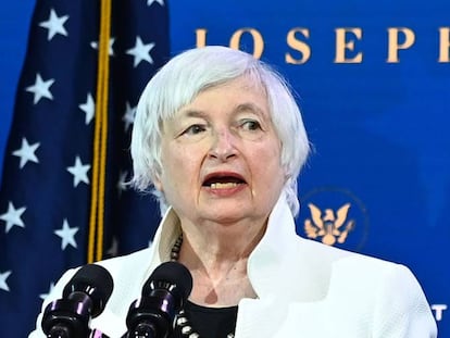 Janet Yellen, secretaria del Tesoro de EE UU.