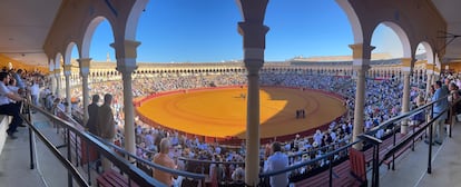 La plaza de La Maestranza, instantes antes del comienzo de la corrida del pasado 29 de septiembre.