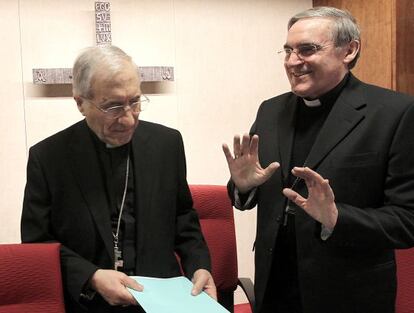Rouco Varela (izquierda) y Martínez Sistach.