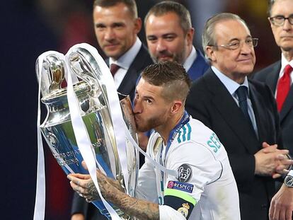 Sergio Ramos levanta la 13ª ante Florentino Pérez