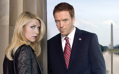 Claire Danes y Damian Lewis, protagonistas de 'Homeland'.