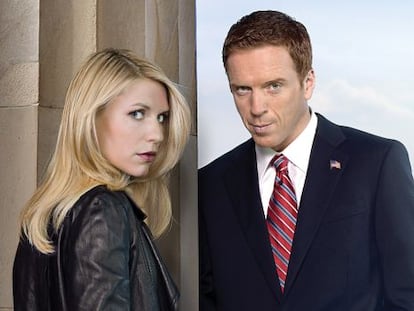 Claire Danes y Damian Lewis, protagonistas de &#039;Homeland&#039;.