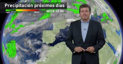 Mario Picazo es uno de los presentadores que cuentan el pronóstico meteorológico desde una ‘app’