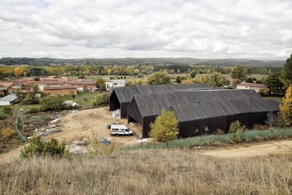 Obras de la futura sede de la Fundación Antonino y Cinia, diseño de los arquitectos Alejandro Zaera-Polo & Maider Llaguno.