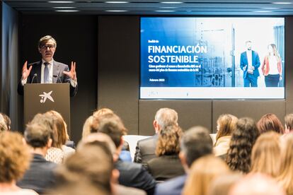 La entidad, la Asociación Española de Directivos de Sostenibilidad y Valora Consultores presentaron, en tres sesiones en Madrid, Barcelona y Zaragoza,  las principales conclusiones del informe Toolkit sobre Financiación sostenible.