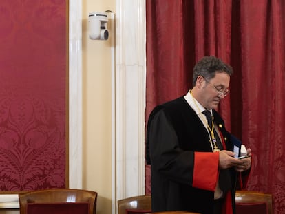 El fiscal general del Estado, en un acto el 7 de noviembre.