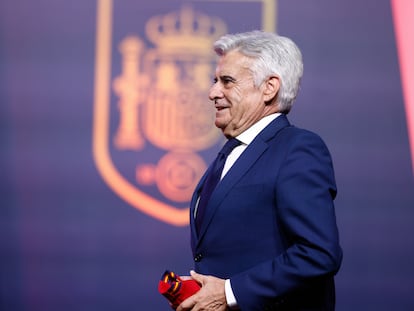 Pedro Rocha, presidente de la Federación Española de Fútbol.