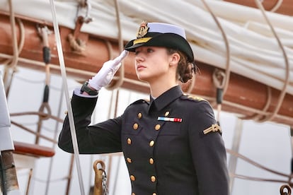 La Princesa de Asturias se embarca este sbado en el buque escuela de la Armada espa?ola Juan Sebastin de Elcano.