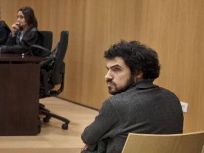 Enric Duran, durante el juicio.