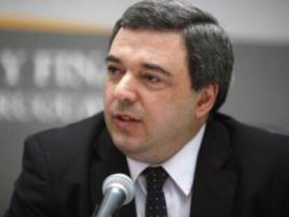 El nuevo ministro de Economía y Finanzas de Uruguay, Mario Bergara, en Montevideo (Uruguay).