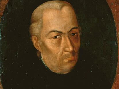 Retrato al óleo de José Celestino Mutis.