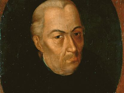 Retrato al óleo de José Celestino Mutis.