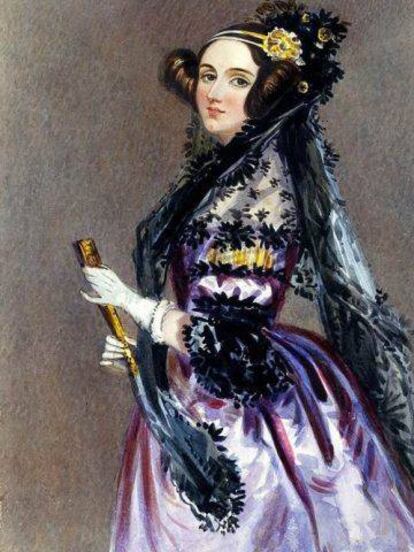 Retrato de Ada Lovelace.