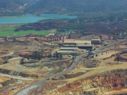 Imagen aérea de la mina incluida en la web de la compañía EMED.