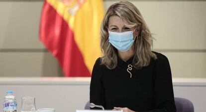 La presidenta segunda del Gobierno y Ministra de Trabajo y Economía Social, Yolanda Díaz.