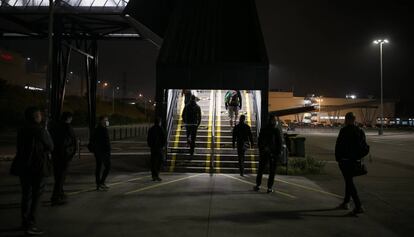 Trabajadores de Seat volviendo a trabajar, el pasado 27 de abril.