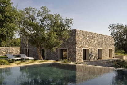 Vista de la vivienda diseñada por Emilio Tuñón en Cáceres.