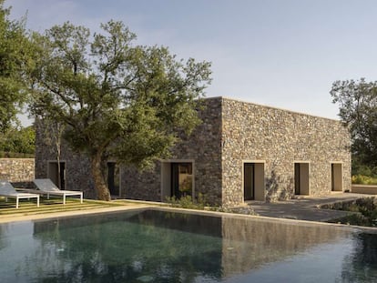 Vista de la vivienda diseñada por Emilio Tuñón en Cáceres.