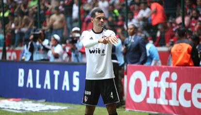 Márquez, durante un partido de liga con Atlas.