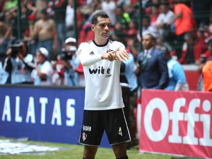 Márquez, durante un partido de liga con Atlas.