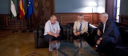 Pastrana, Griñán y Carbonero en el Palacio de San Telmo
