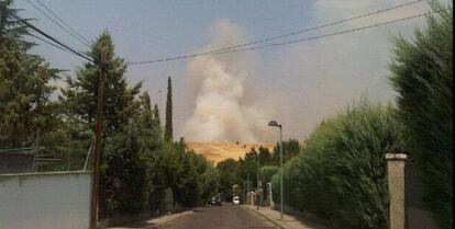 Incendio en Tres Cantos