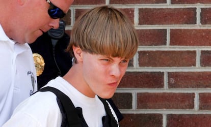 Dylann Roof, el juny passat al jutjat, a Carolina del Nord.