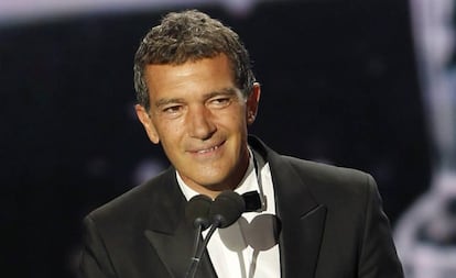 El actor Antonio Banderas, en el Starlite Festival de Marbella (Málaga), en 2015.