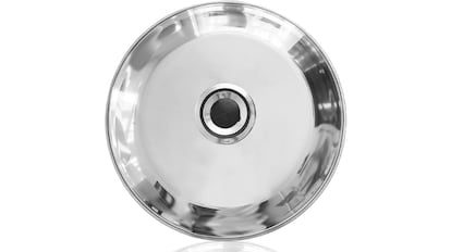 La tapa volteatortillas LS es apta para sartenes de hasta 26 cm de diámetro.