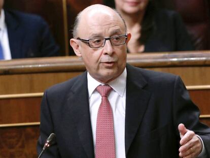 El ministro de Hacienda, Crist&oacute;bal Montoro. 