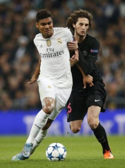 Rabiot, do PSG, persegue a Casemiro