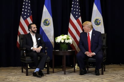 Nayib Bukele con Donald Trump