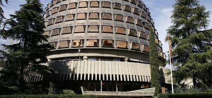 Fachada del edificio del Tribunal Constitucional.