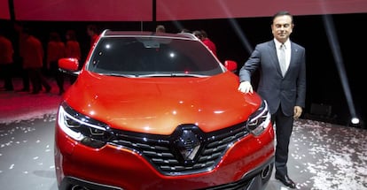 Carlos Ghons, durante una presentación de Renault en París.