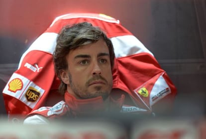 Fernando Alonso, antes del GP de Brasil de la semana pasada.