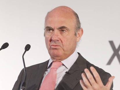 Luis de Guindos, ministro de Econom&iacute;a