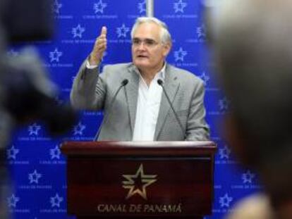 En la imagen, el administrador de la Autoridad del Canal de Panamá (ACP), Jorge Quijano.