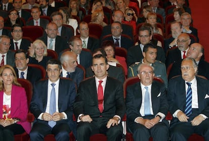 UN MOMENTO DEL ACTO DE ENTREGA DE LOS PREMIOS