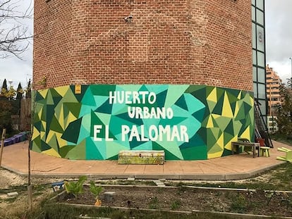 El huerto urbano de "El Palomar", sede de la Asociación Vecinal Las Tablas, que la Junta Municipal de Fuencarral-El Pardo ha obligado a abandonar en ocho días